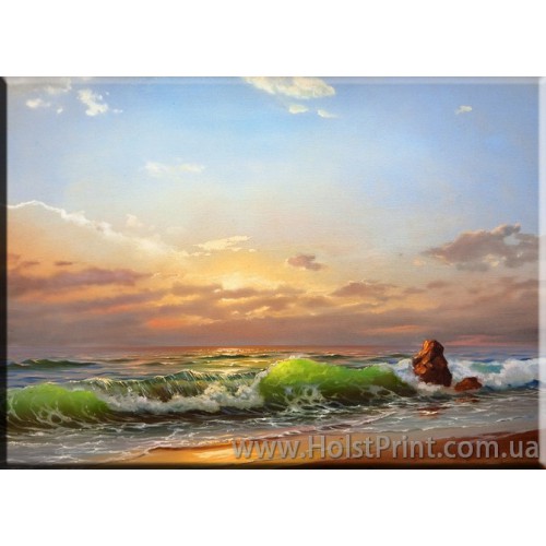 Картины море, Морской пейзаж, ART: MOR777055, , 168.00 грн., MOR777055, , Морской пейзаж картины